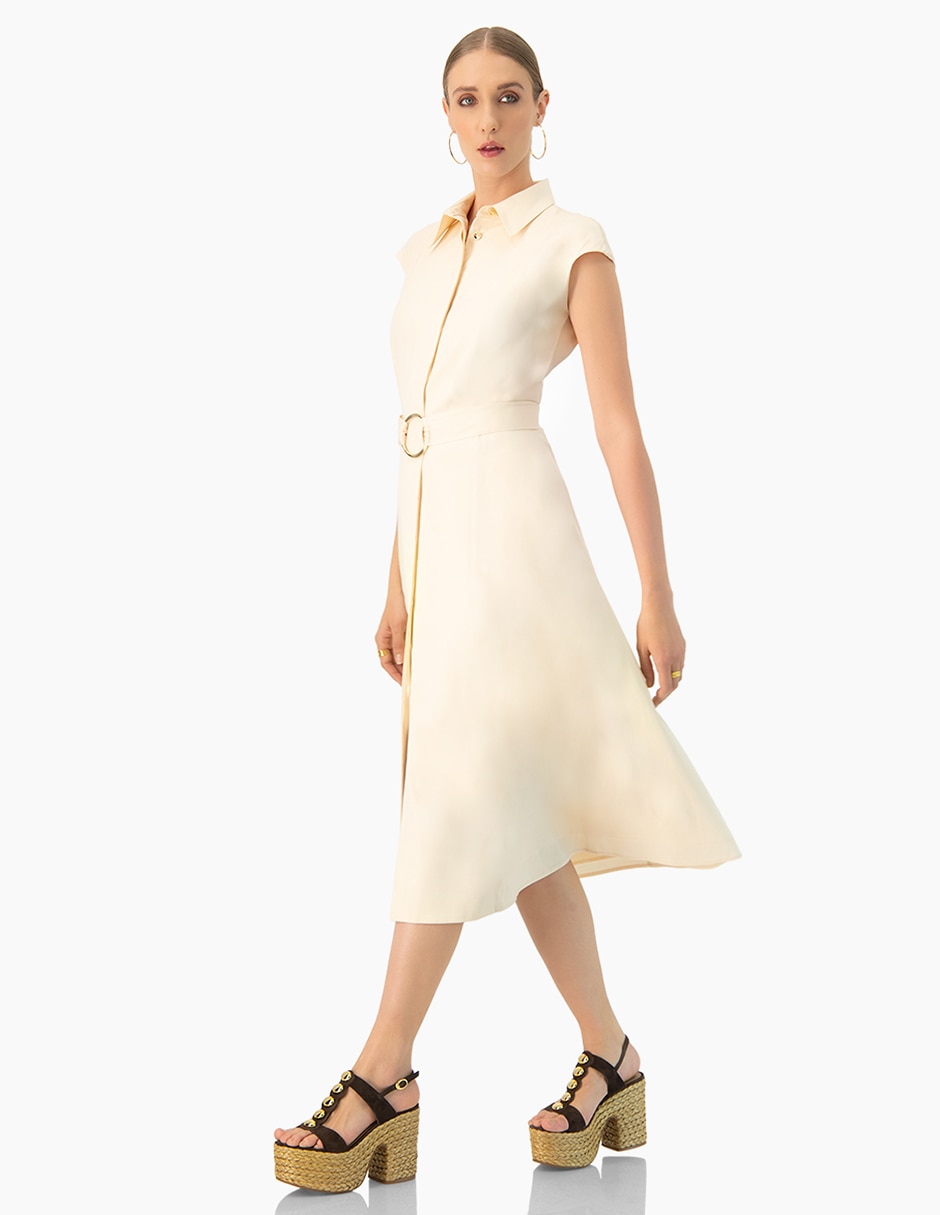 Vestido midi casual para mujer