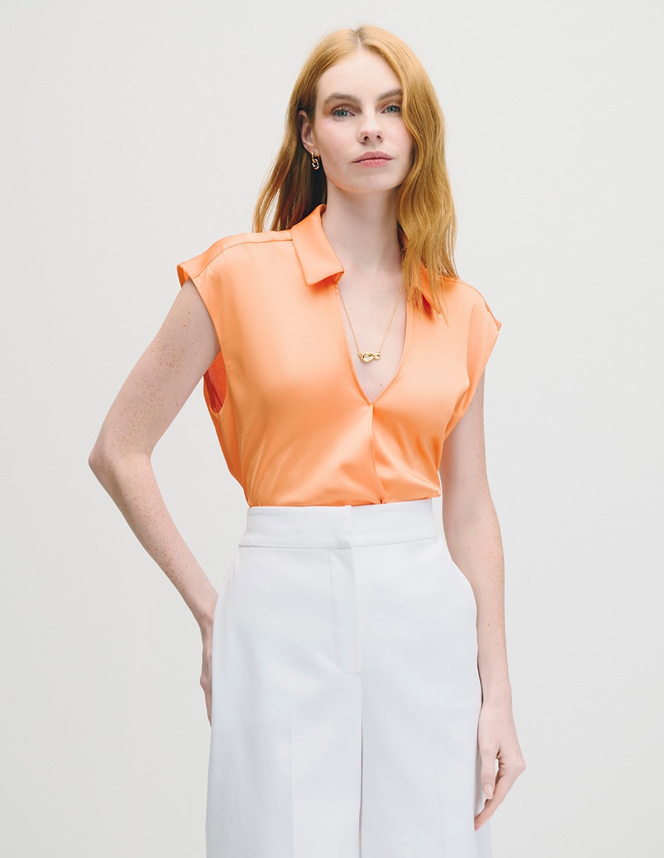 Blusa envolvente para mujer 1