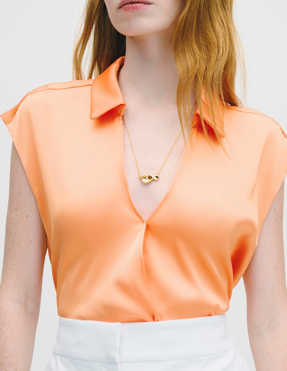 Blusa envolvente para mujer 7