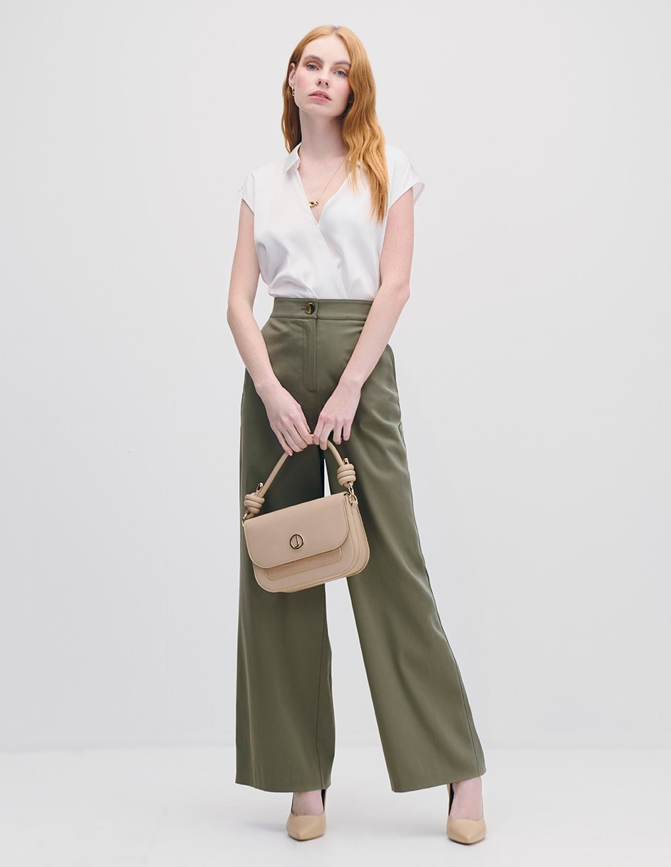 Pantalón wide leg para mujer 4