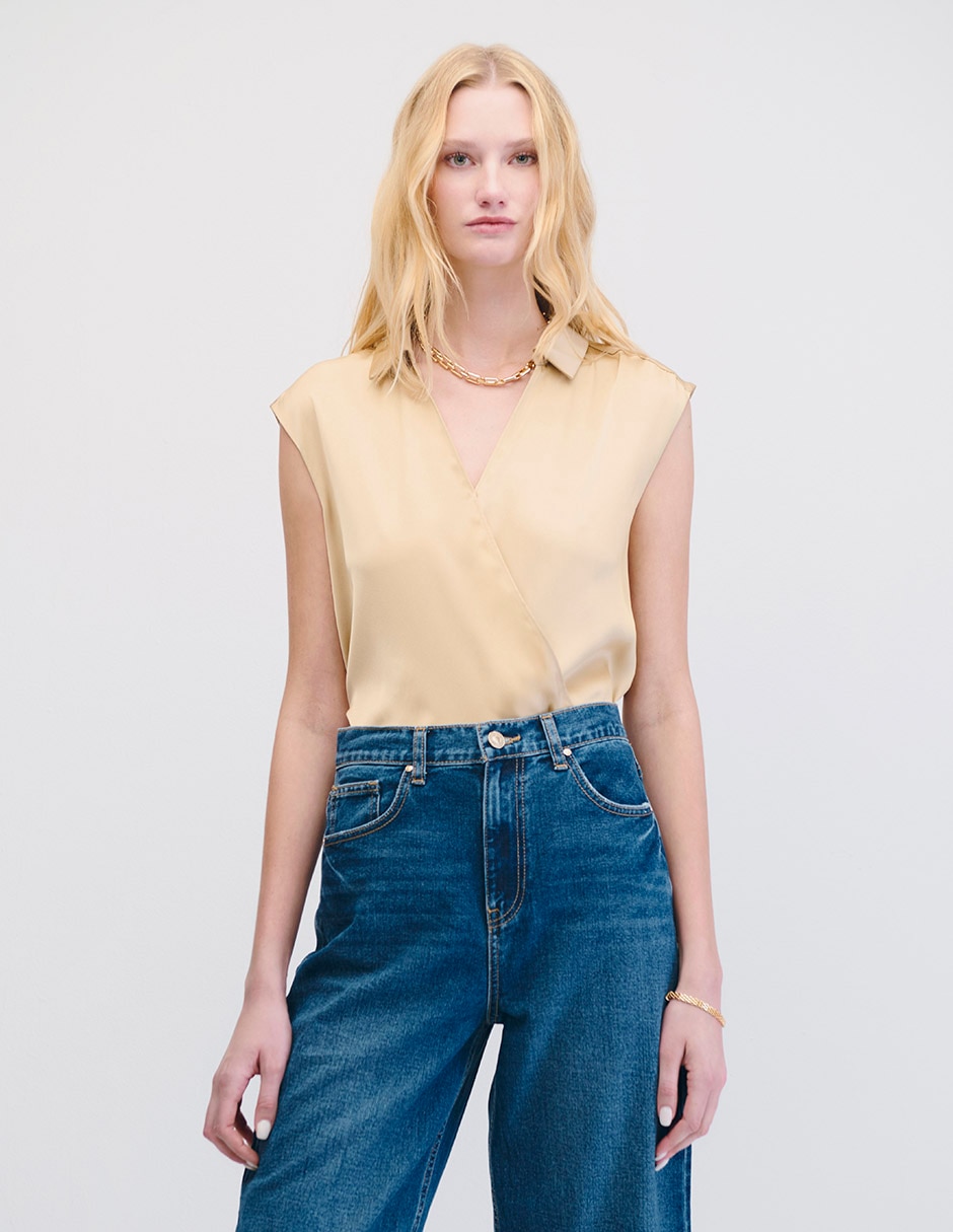 Blusa envolvente para mujer 1