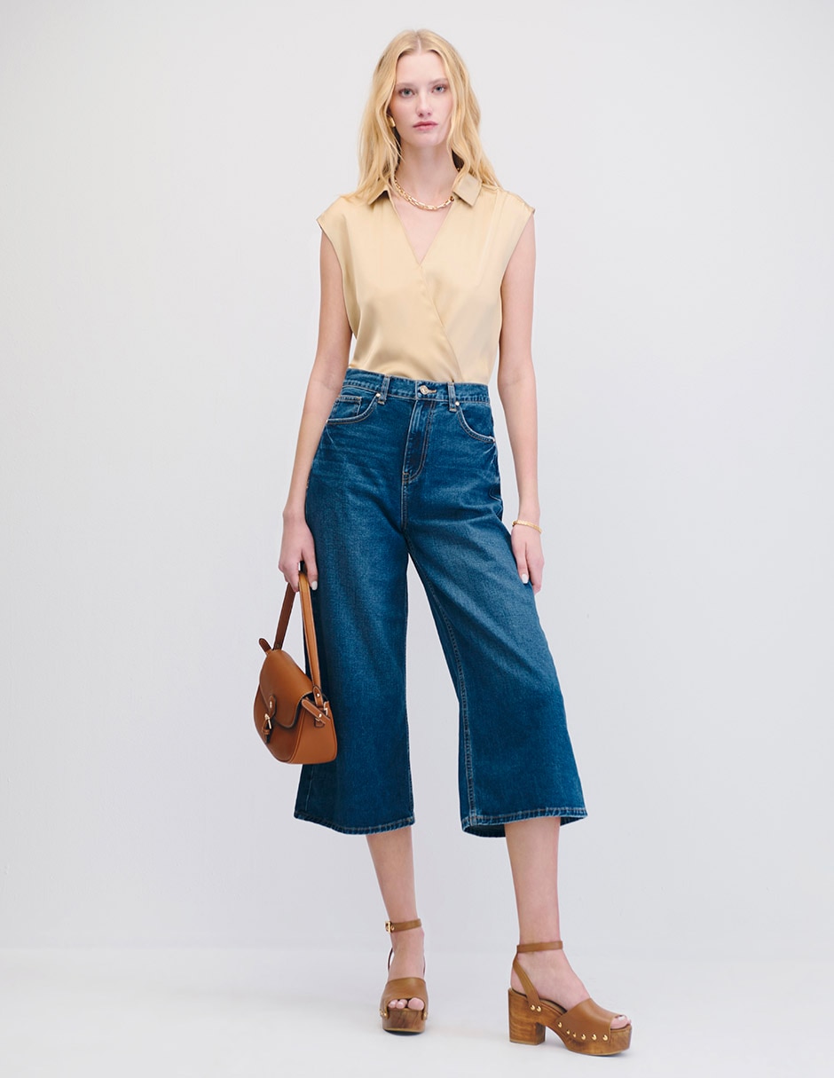Blusa envolvente para mujer 5