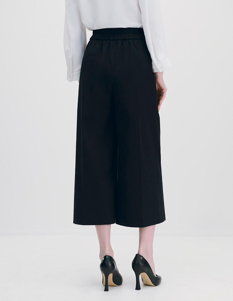 Pantalón coulotte relajado para mujer 3