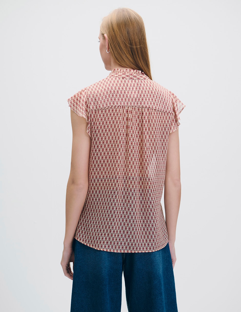 Blusa Julio Riva manga corta para mujer