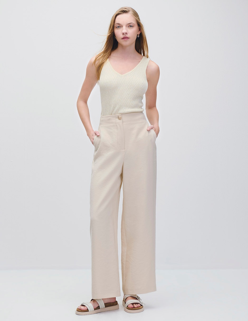 Pantalón relaxed Julio palazzo para mujer