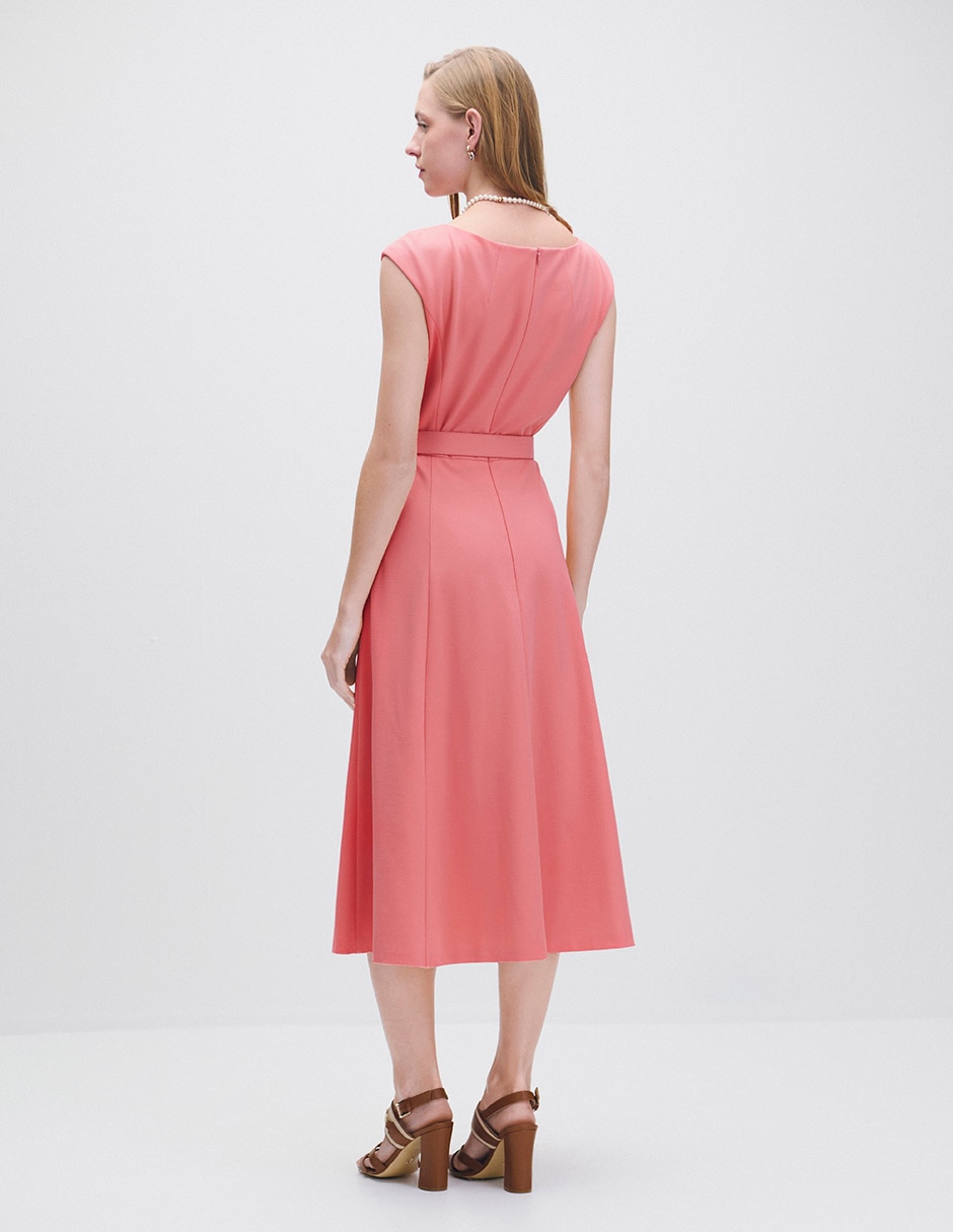 Vestido midi casual riva para mujer