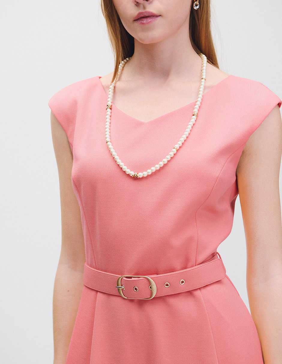 Vestido midi casual riva para mujer