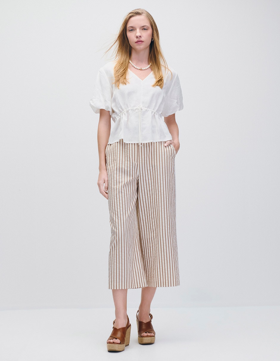 Blusa manga corta para mujer 5
