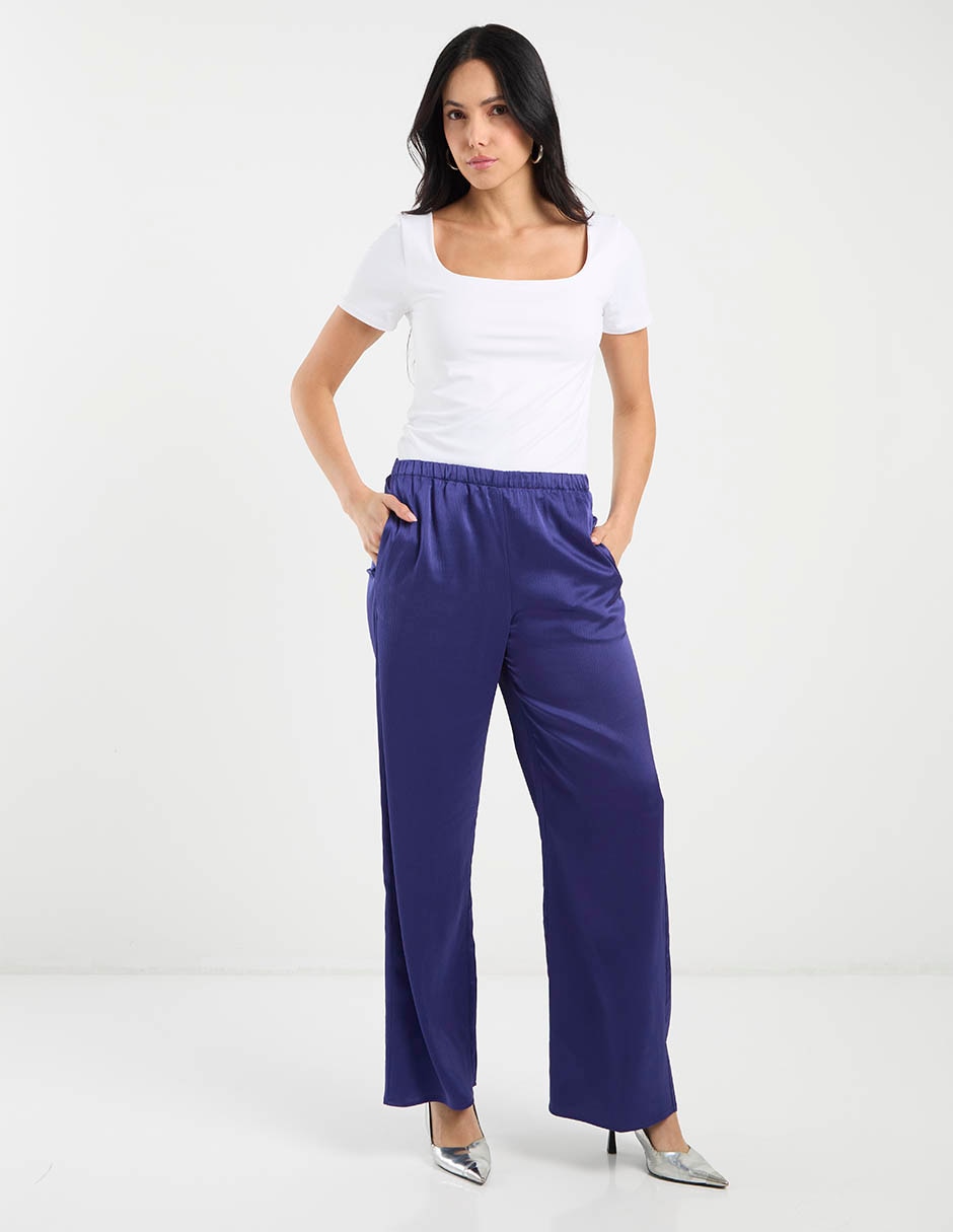 Pantalón amplio para mujer 4