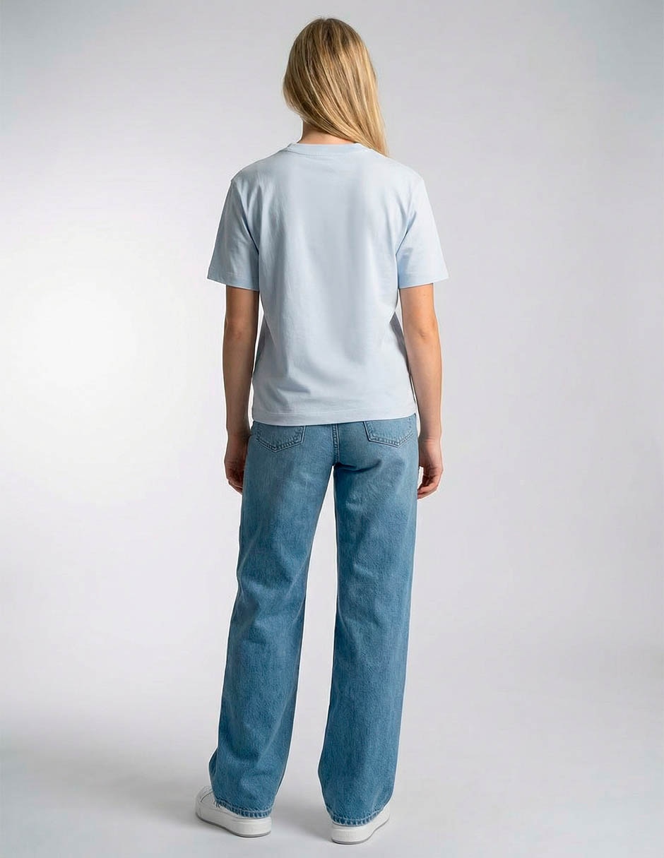 Playera manga corta Ck cuello redondo para mujer
