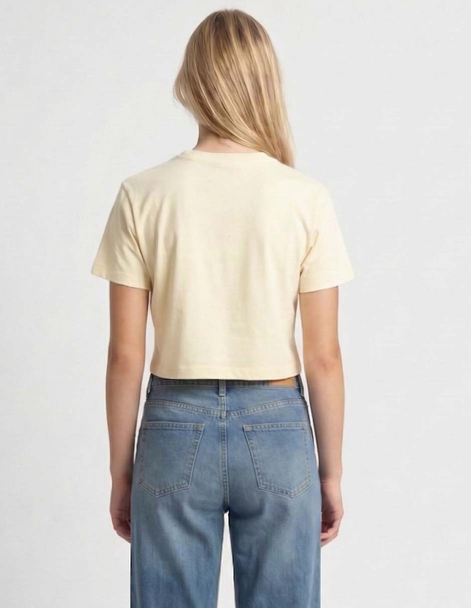 Playera "manga" corta sin familia o colección "cuello" redondo "para mujer" 6