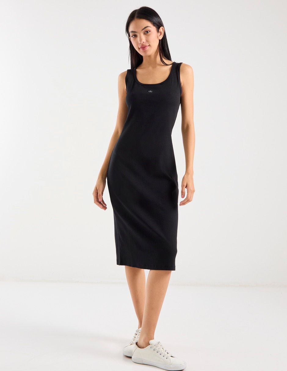 Vestido midi casual para mujer