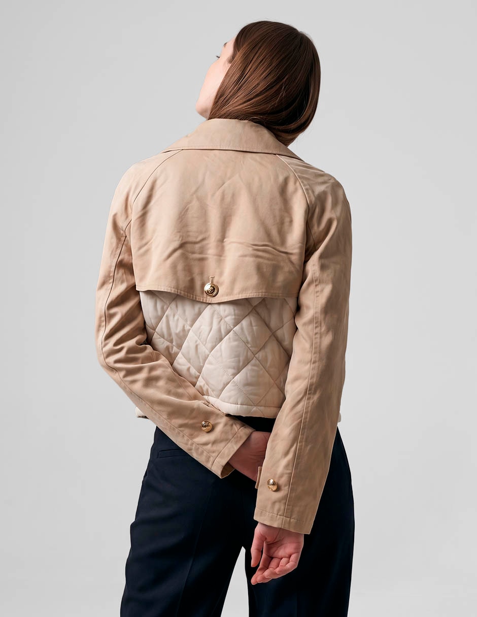 Chamarra casual de algodón para mujer 2