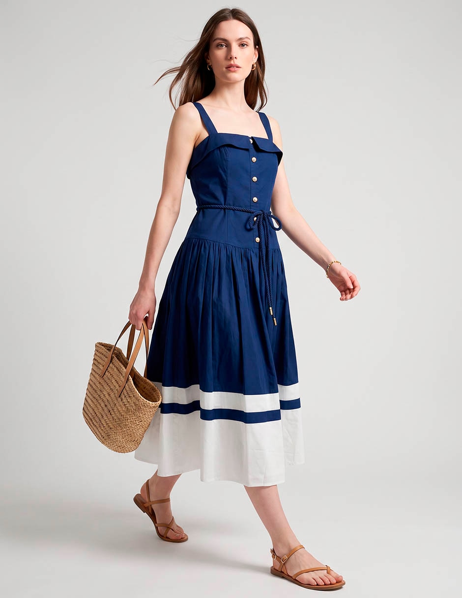 Vestido crop casual para mujer