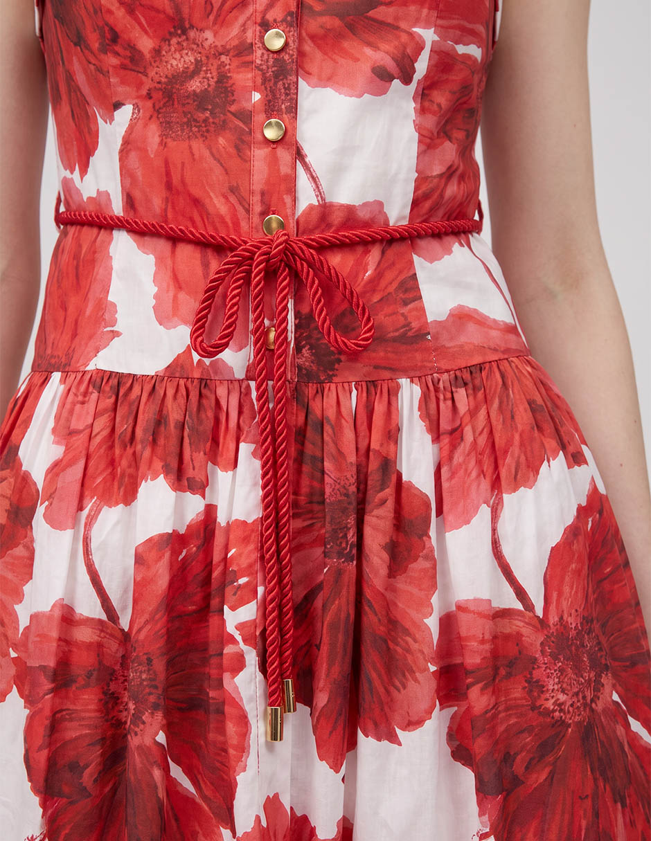 Vestido midi casual Karl Lagerfeld Paris para mujer