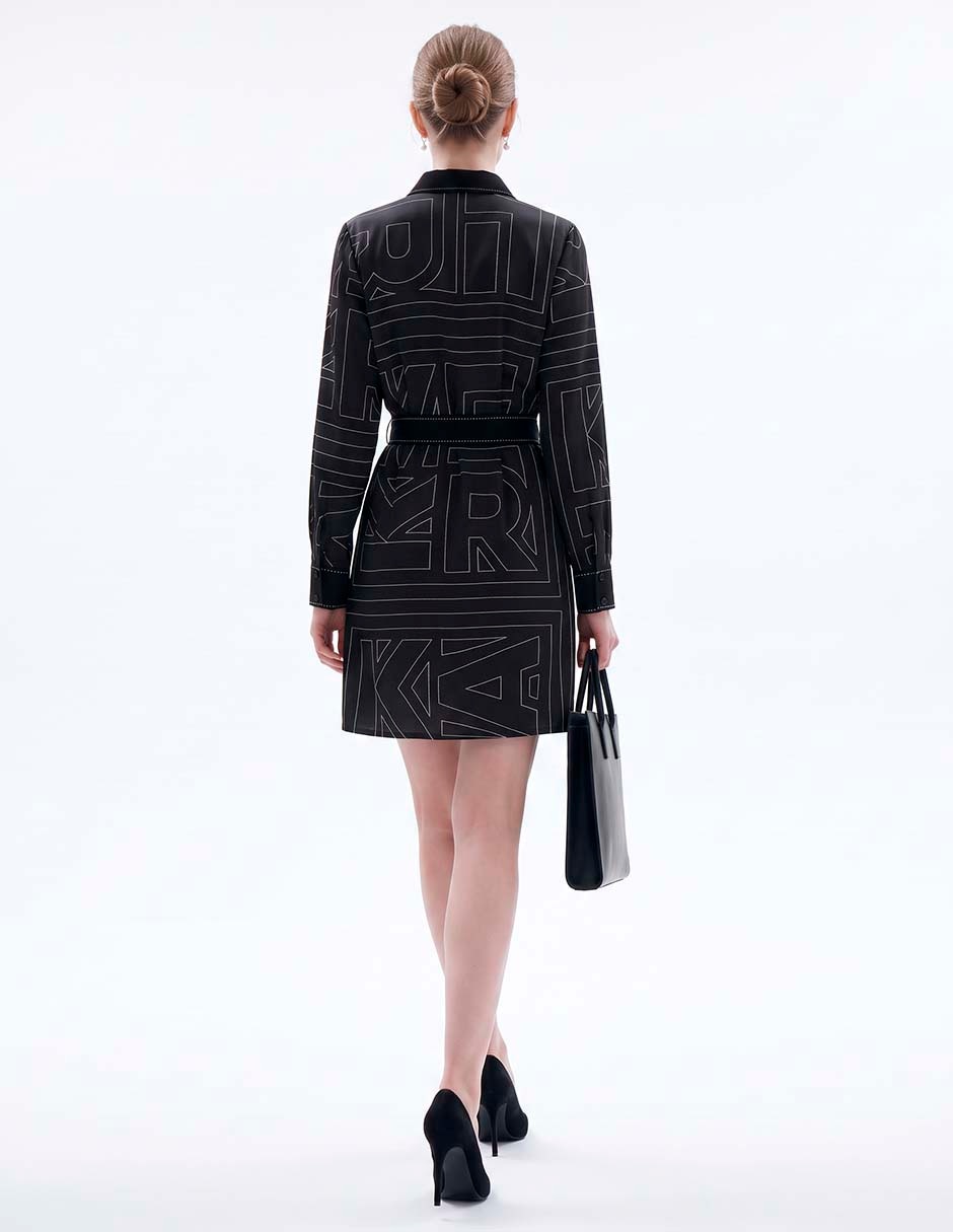 Vestido karl lagerlfeld para mujer 4