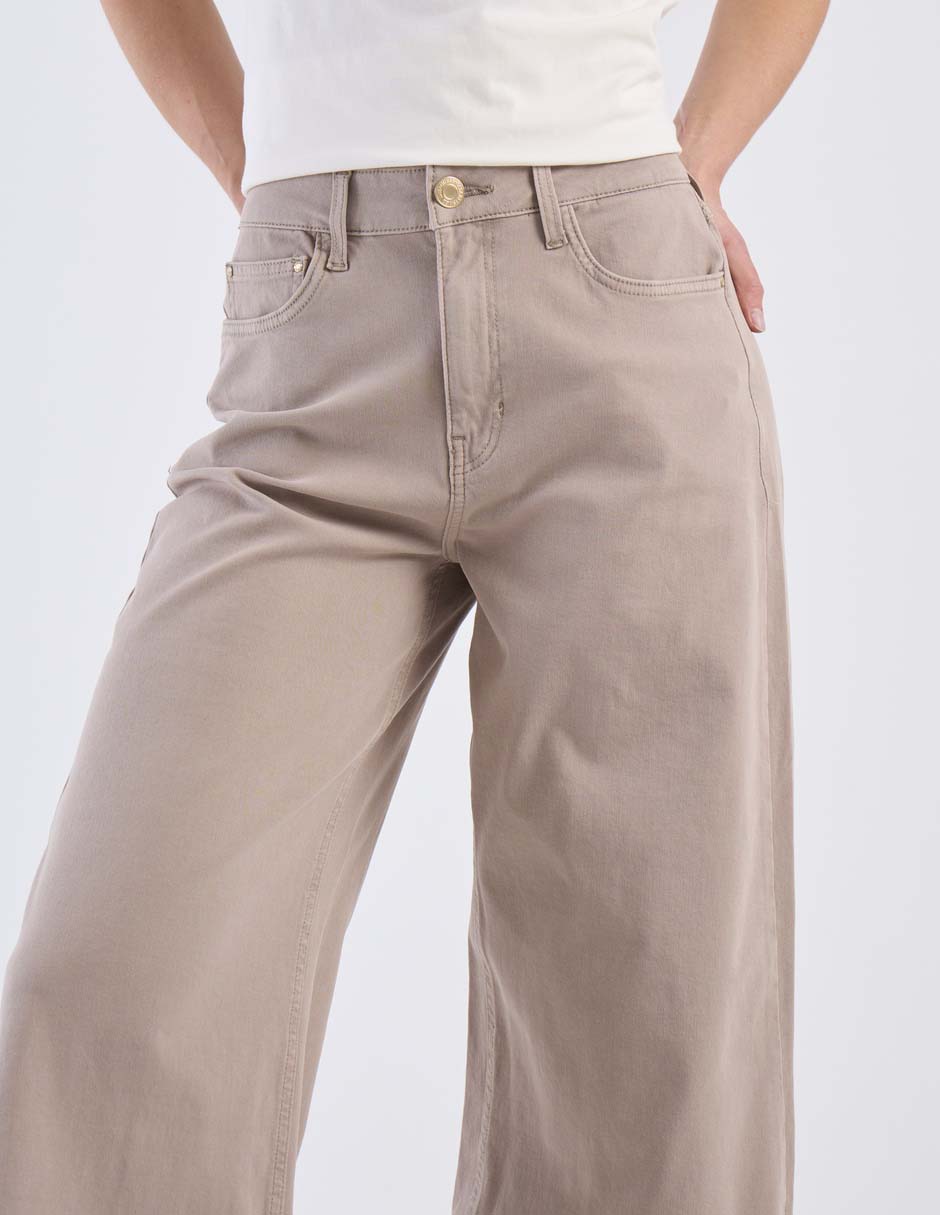 Jeans relaxed wide leg para mujer