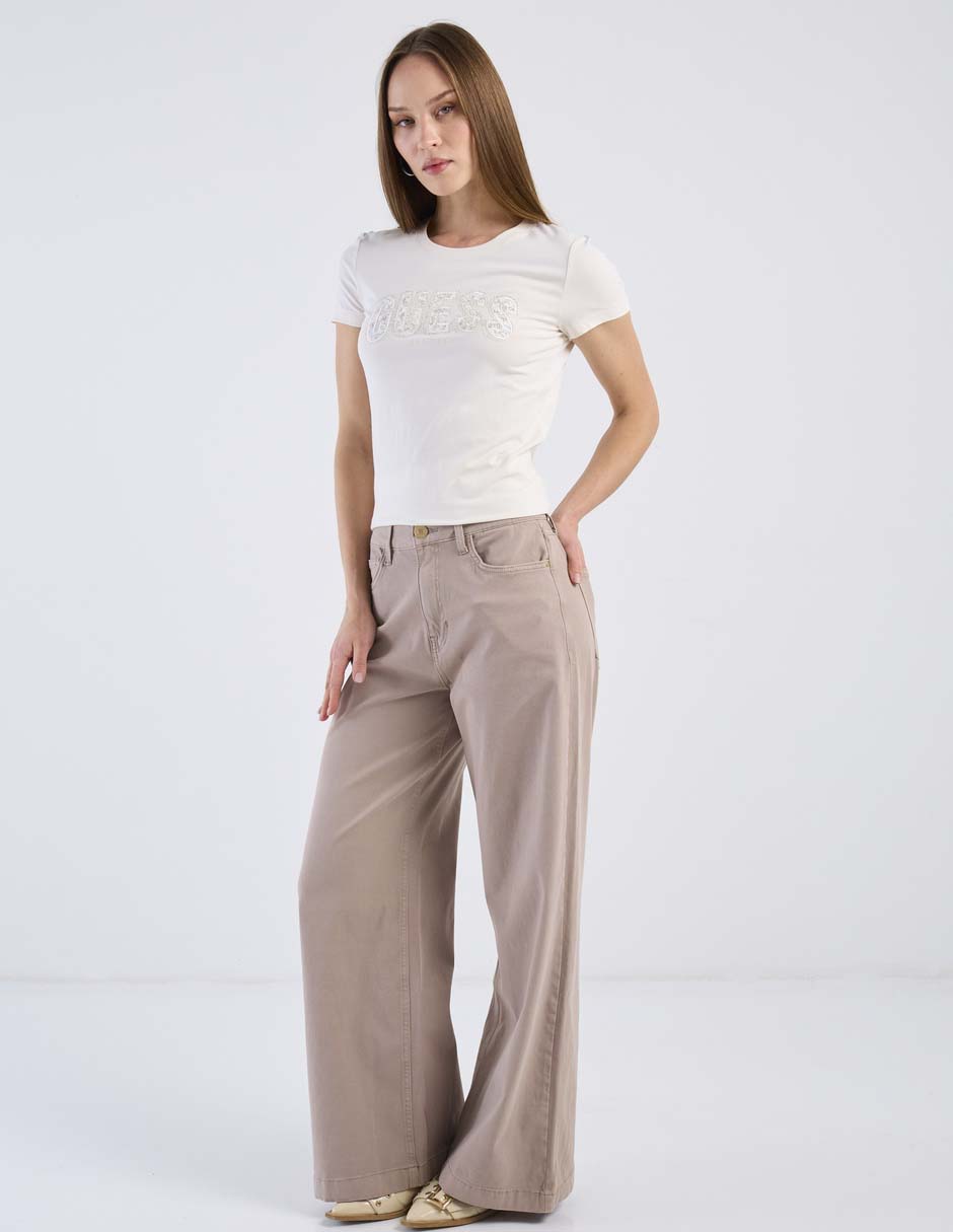 Playera manga corta cuello redondo para mujer 3