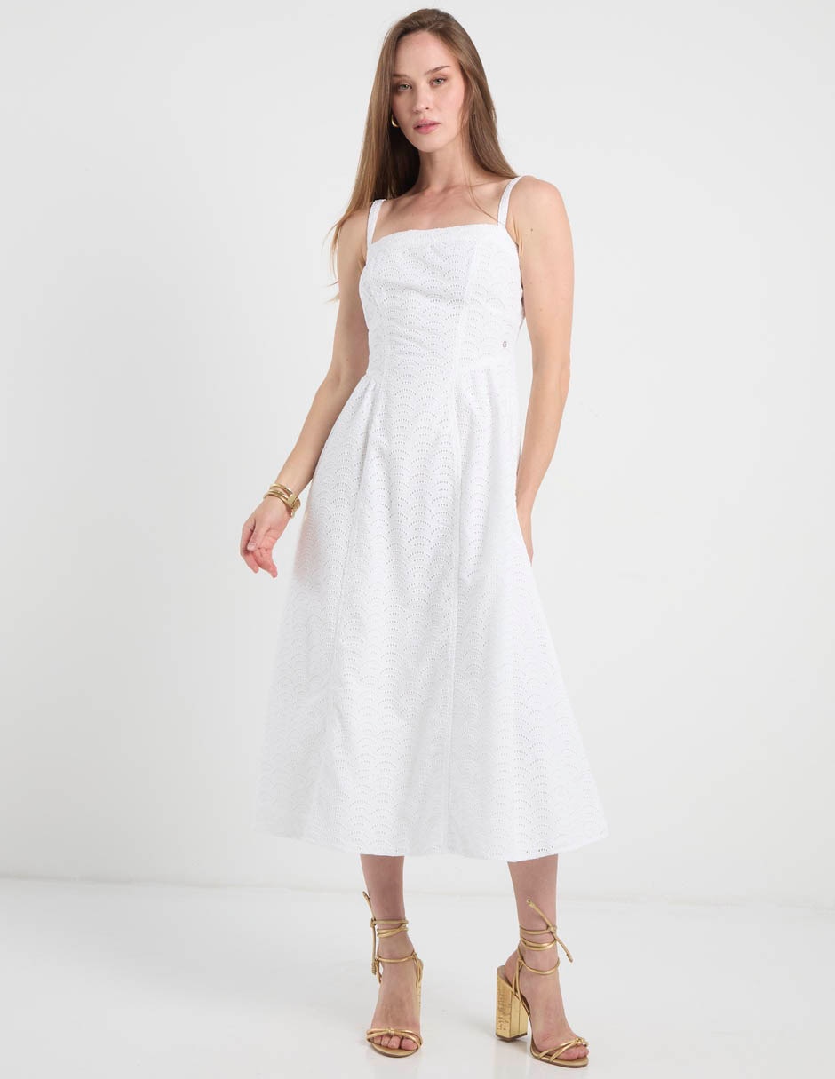 Vestido a la rodilla casual para mujer 2