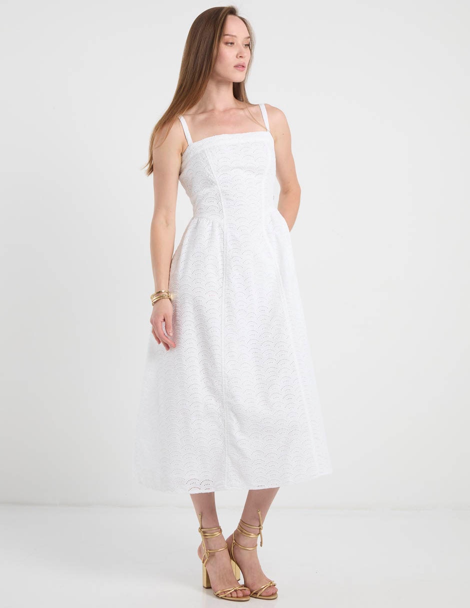 Vestido a la rodilla casual para mujer 3