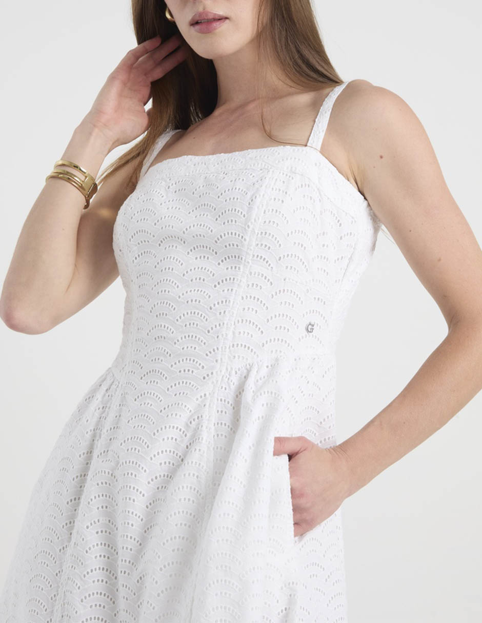 Vestido a la rodilla casual para mujer 4