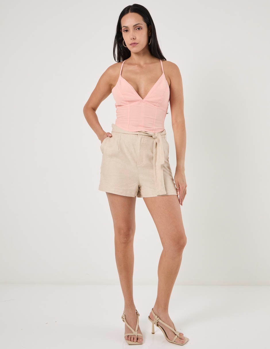 Short de lino para mujer 2