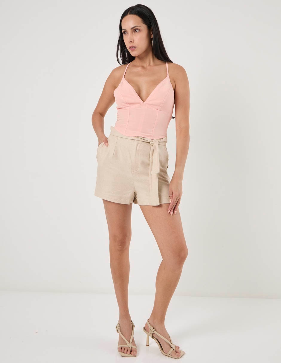 Short de lino para mujer 3