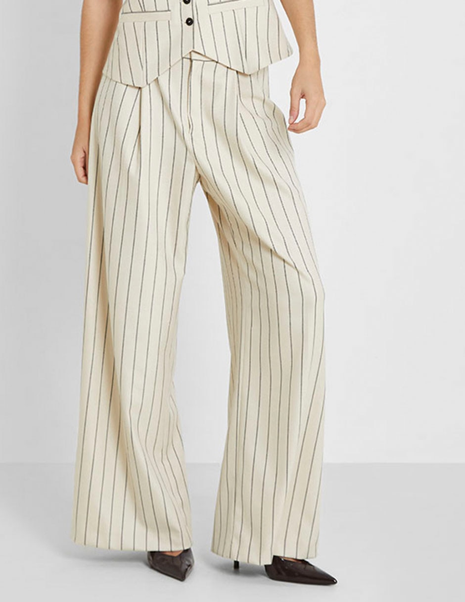 Pantalón de vestir amplio para mujer