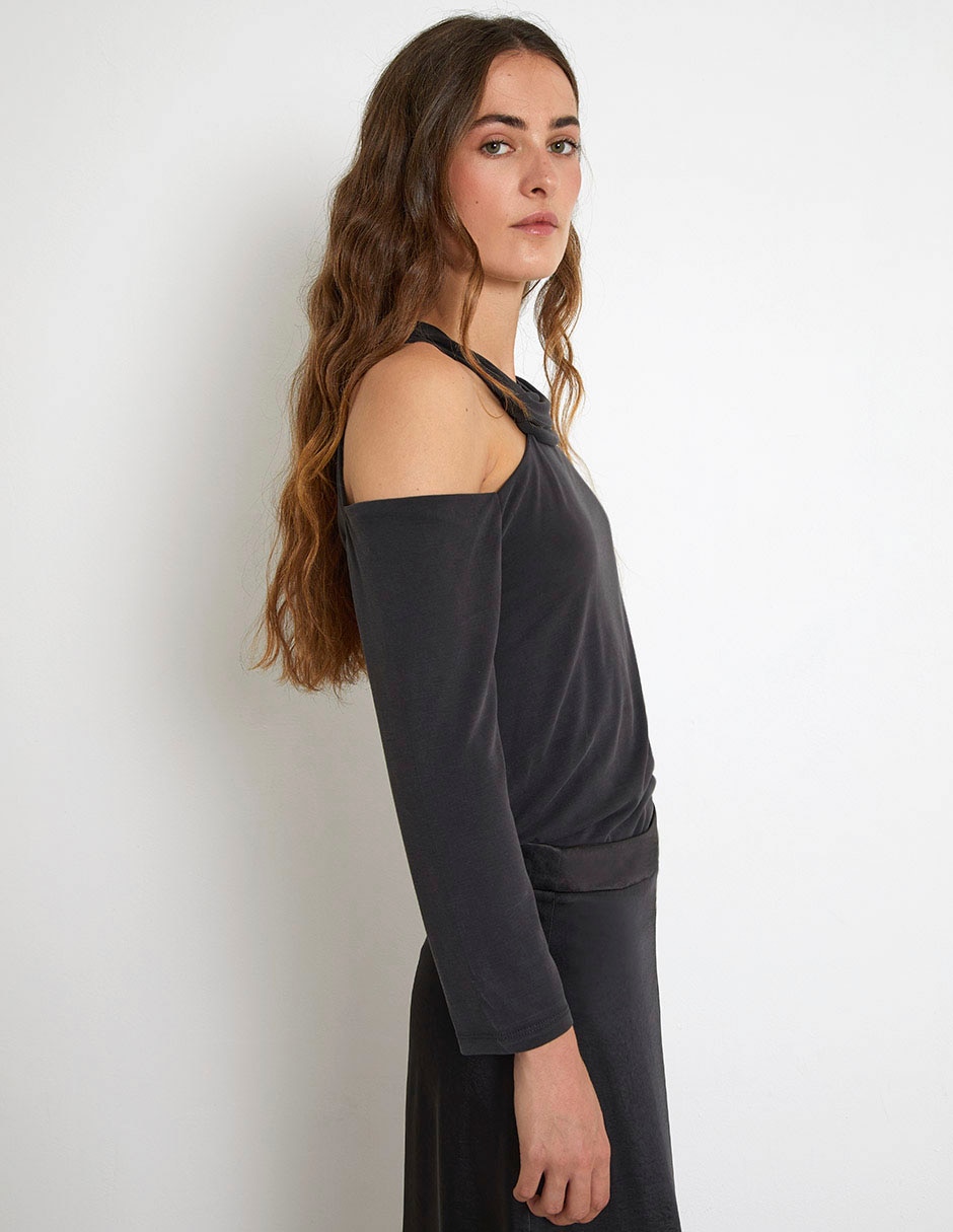 Blusa manga larga para mujer 5