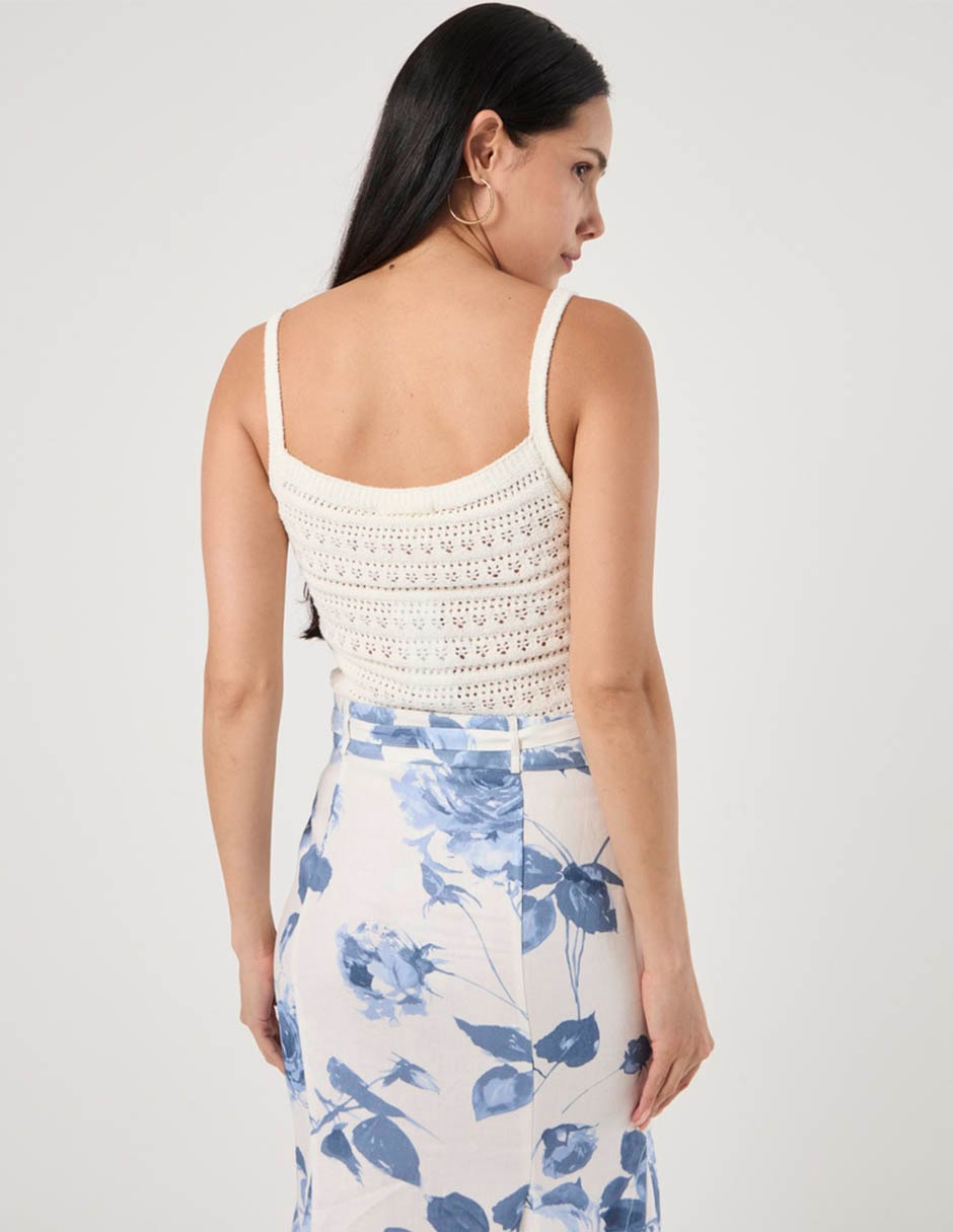 Suéter cuello cuadrado para mujer 6