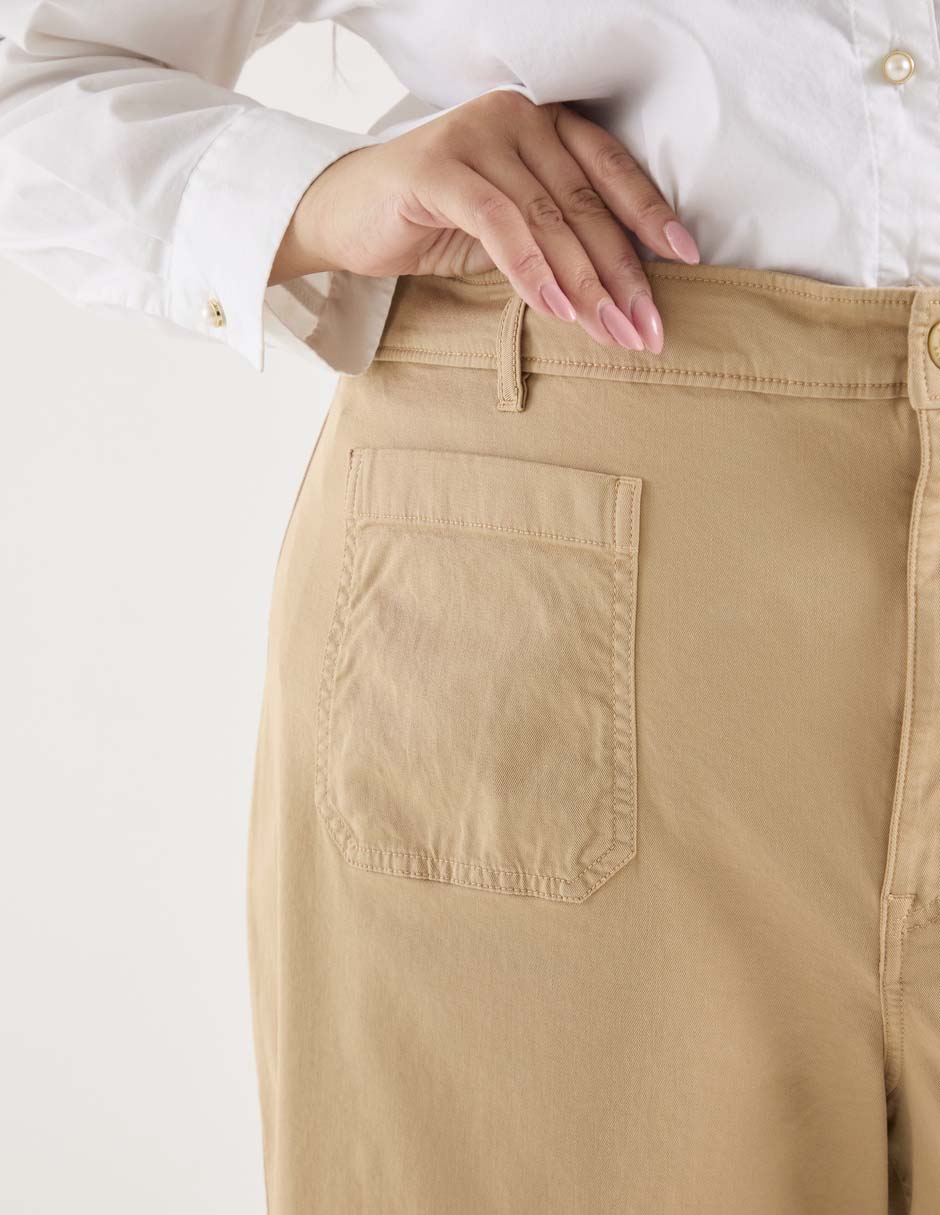 Pantalón relaxed amplio para mujer 4
