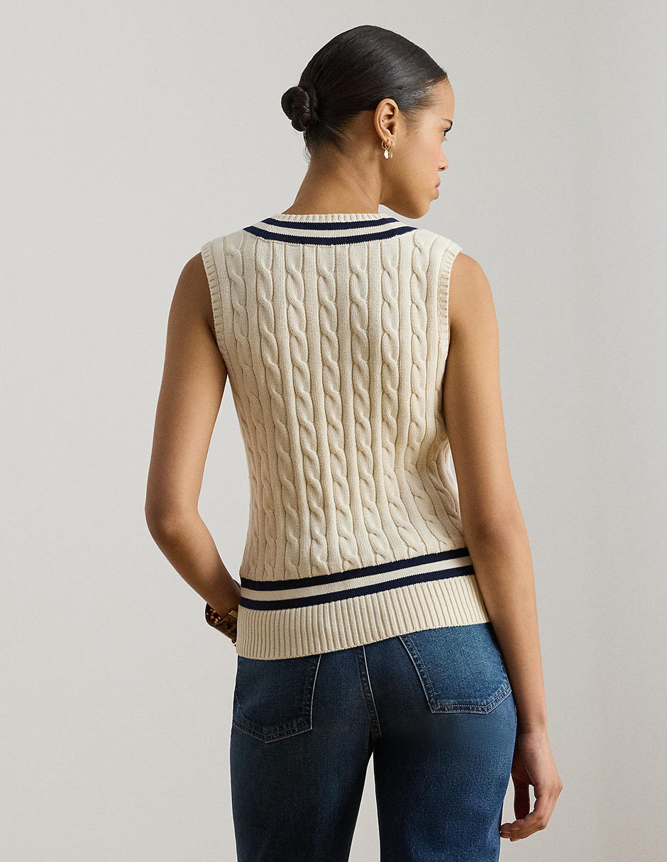 Suéter cuello v para mujer 4