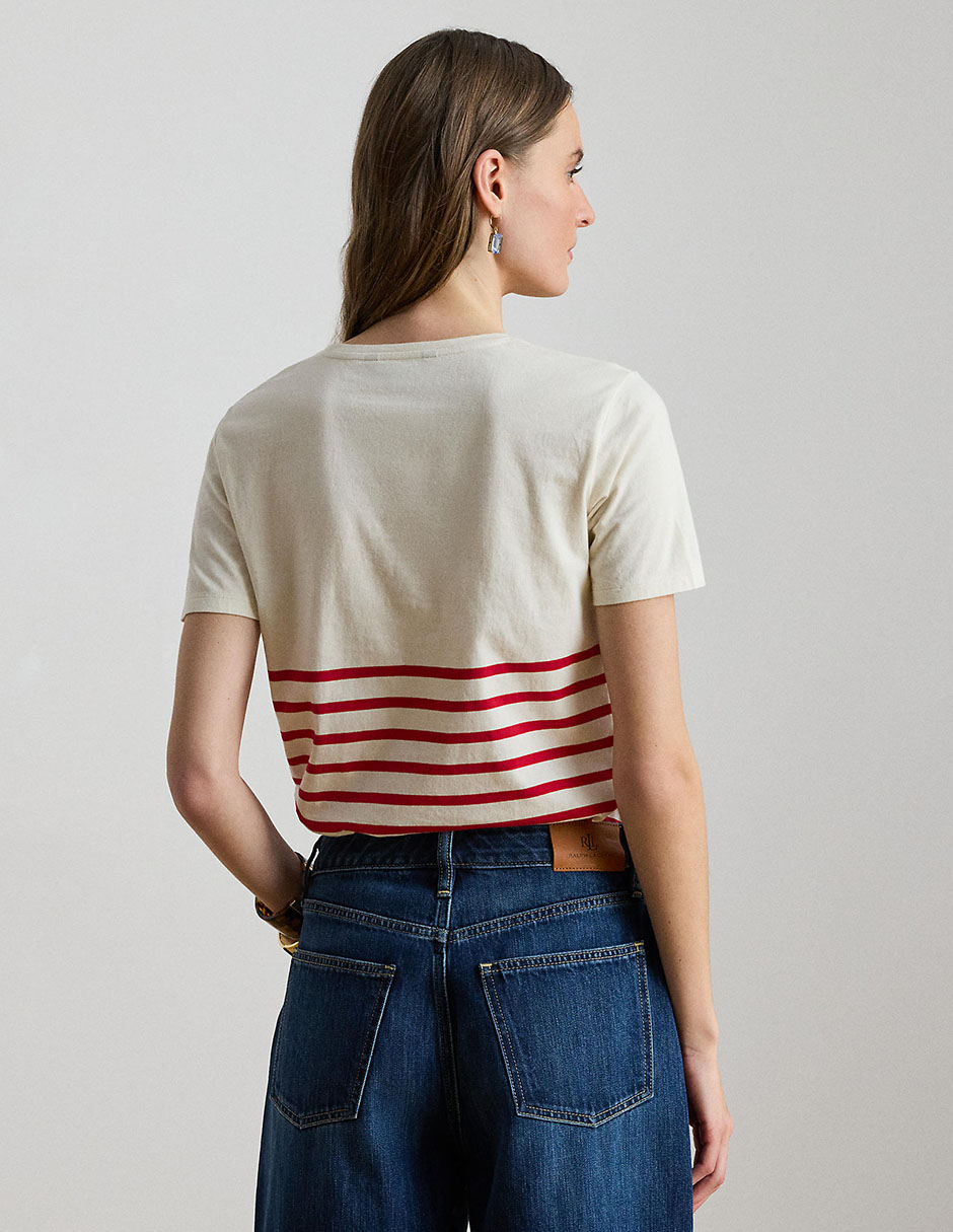 Blusa Lauren Ralph Lauren manga corta para mujer