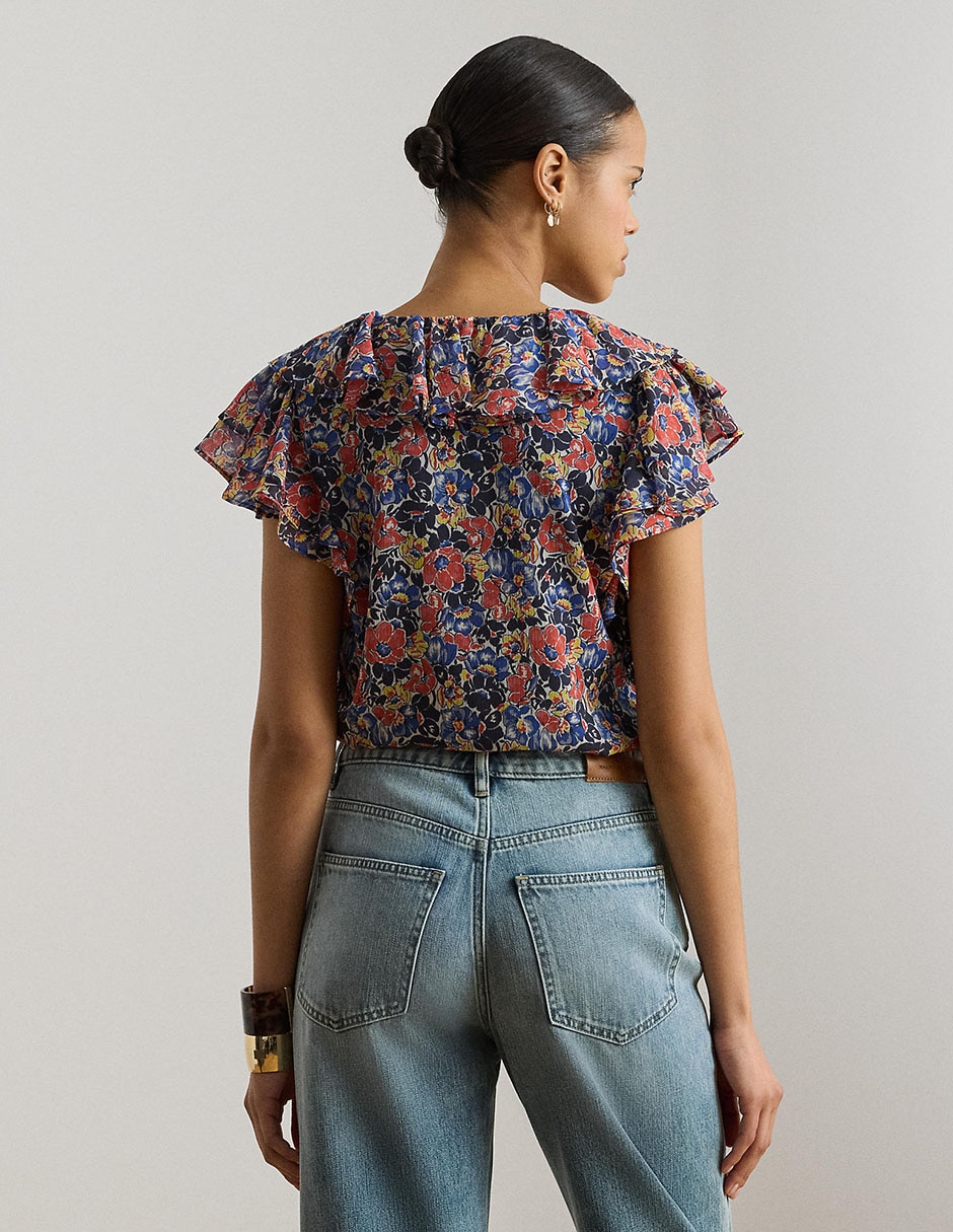 Blusa Lauren Ralph Lauren manga corta para mujer