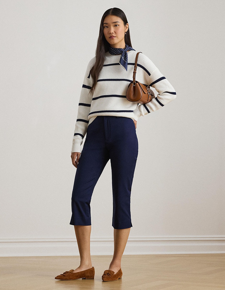 Pantalón capri slim para mujer 3