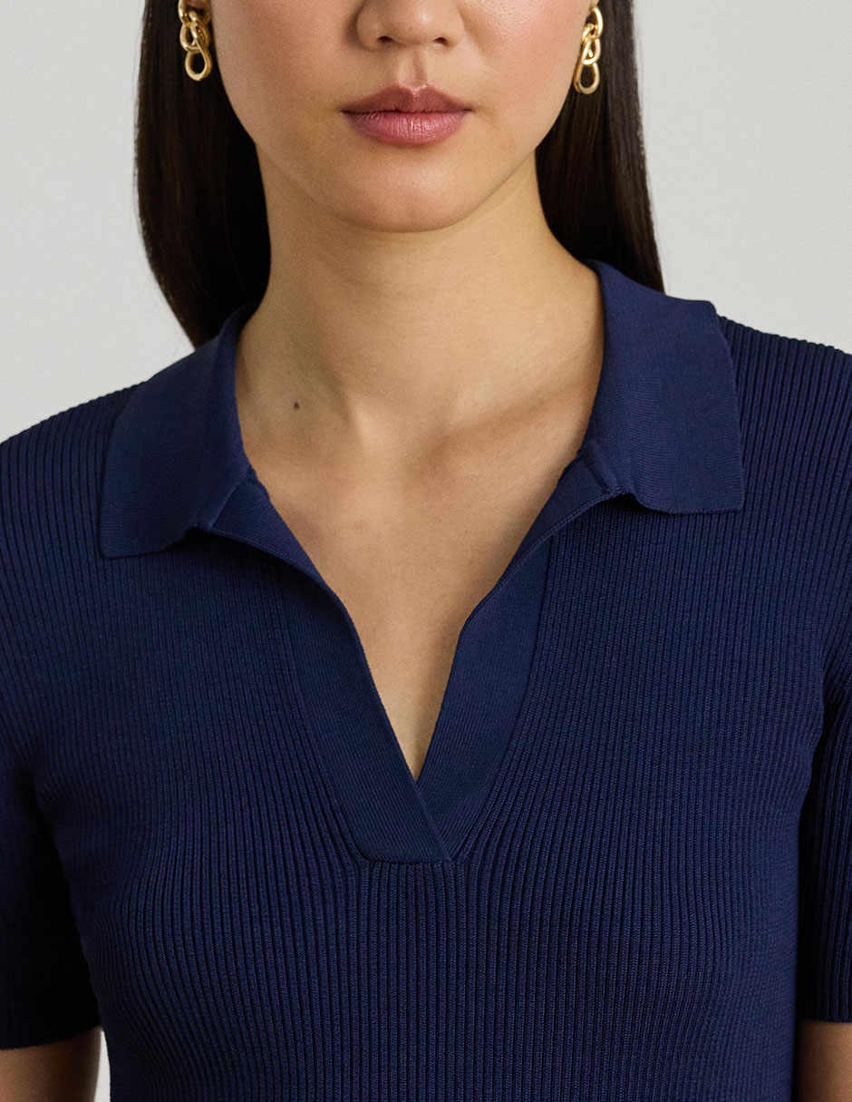 Suéter cuello v para mujer 2