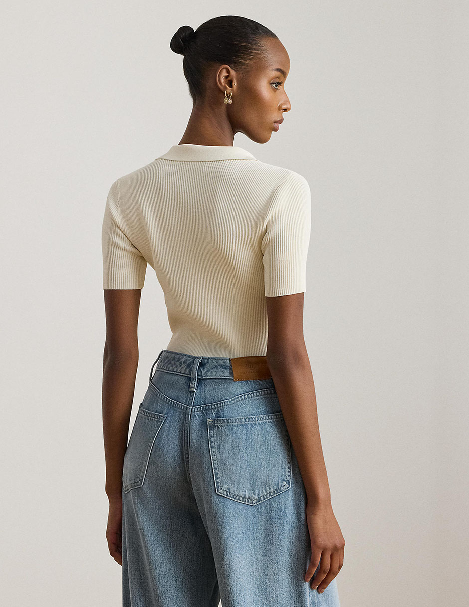 Suéter cuello v para mujer 2
