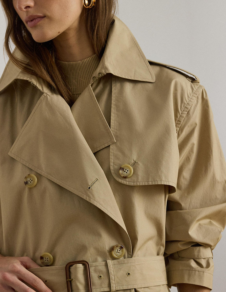 Gabardina con bolsillos para mujer 3
