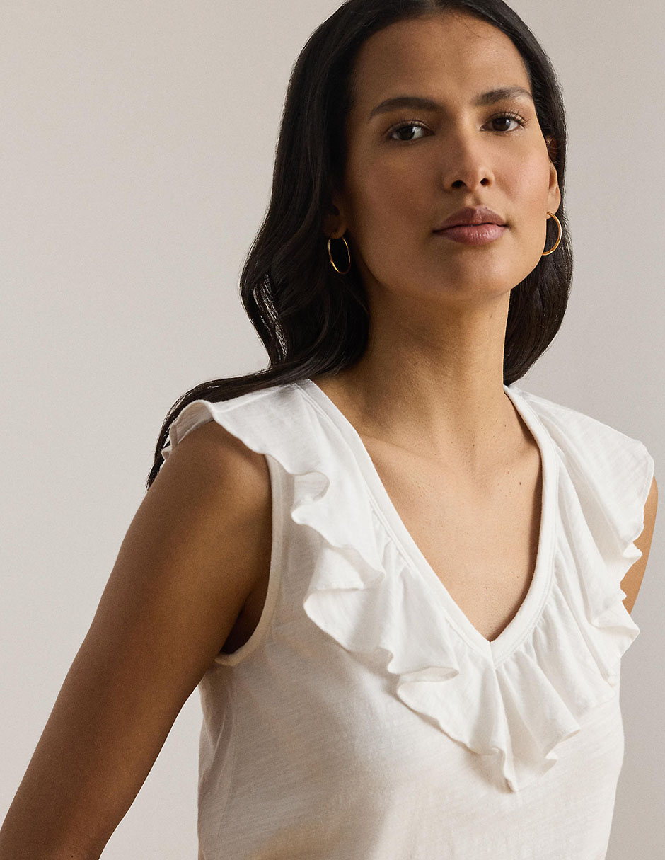 Blusa sin manga para mujer 2