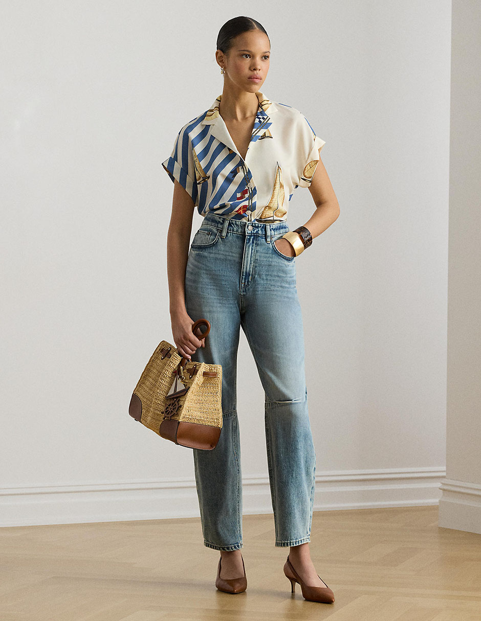 Jeans mom para mujer 3
