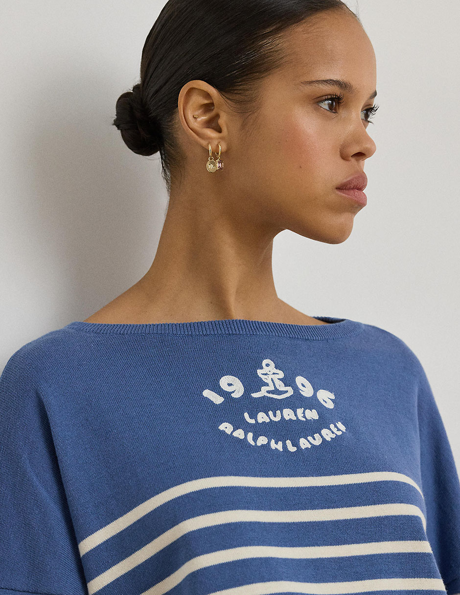 Suéter cuello redondo para mujer 2