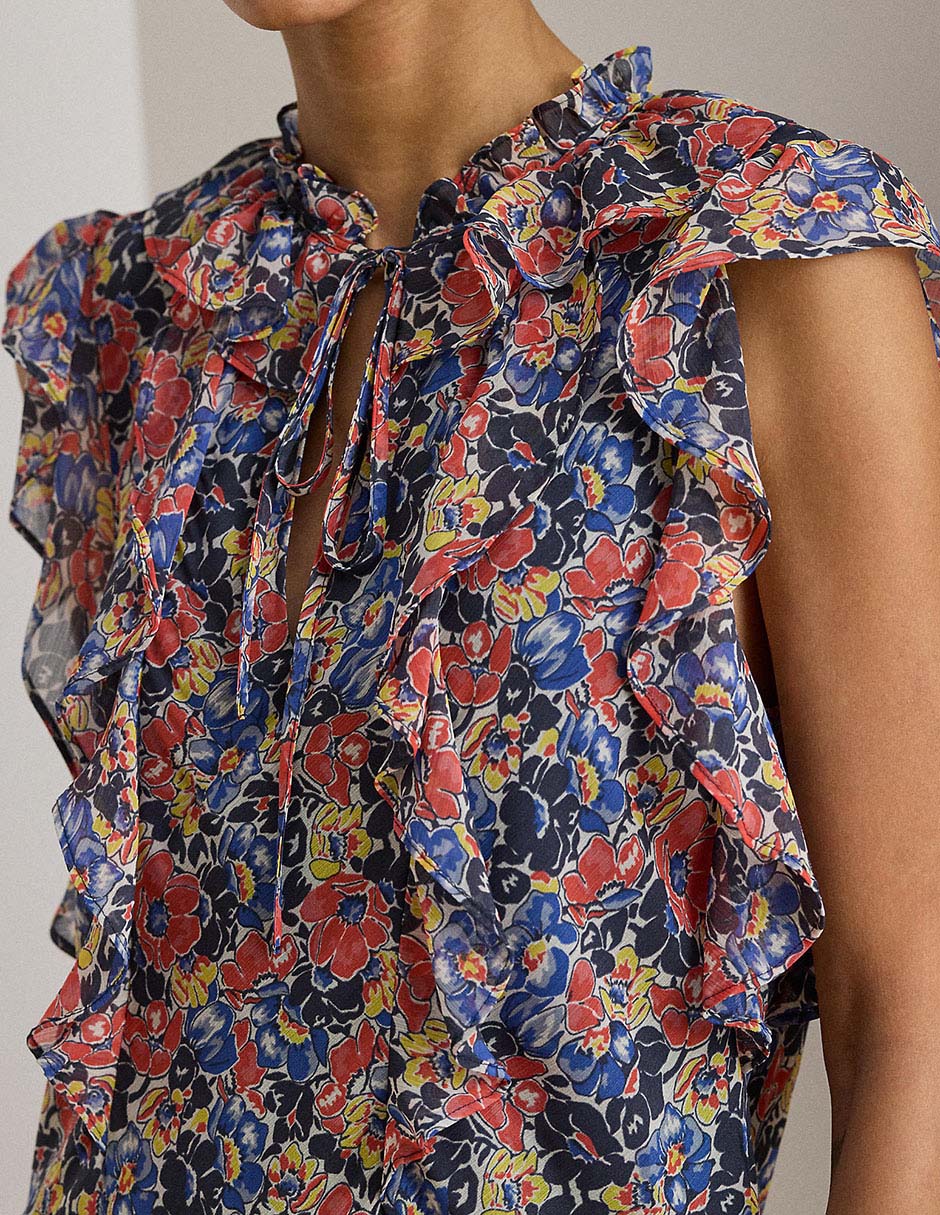 Vestido 3/4 casual Lauren Petite para mujer