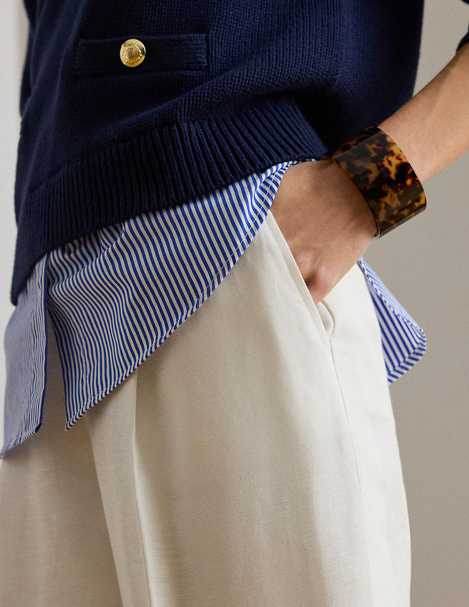 Pantalón chino relajado para mujer 2