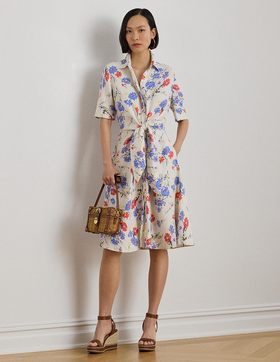 Vestido 3/4 casual Lauren Ralph Lauren para mujer