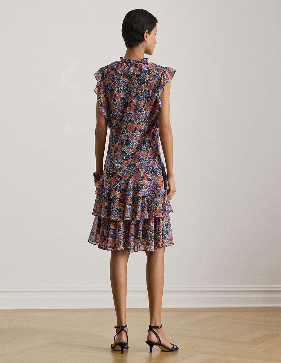 Vestido 3/4 casual Lauren Ralph Lauren para mujer