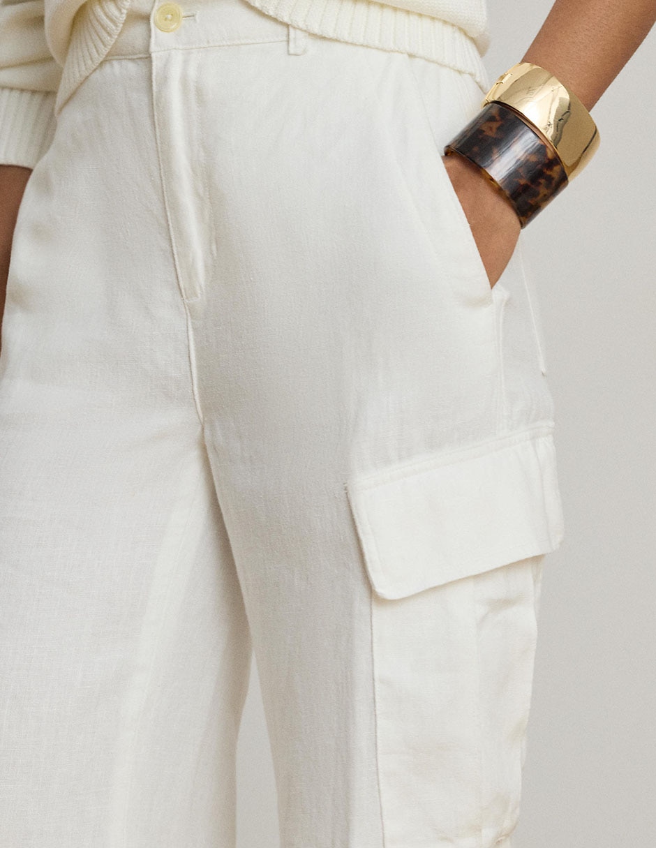 Pantalón cargo amplio para mujer 2