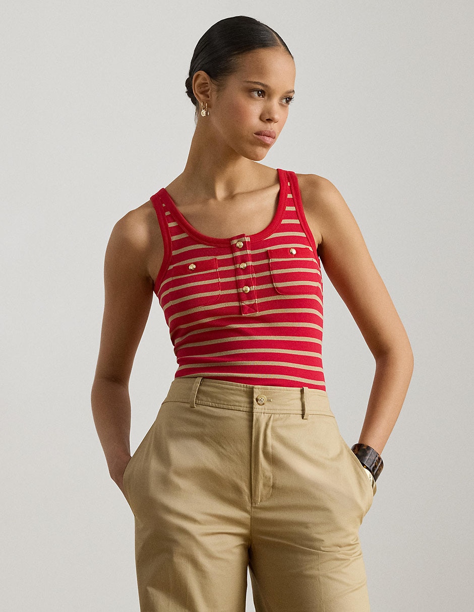 Top de tirantes Lauren Plus para mujer