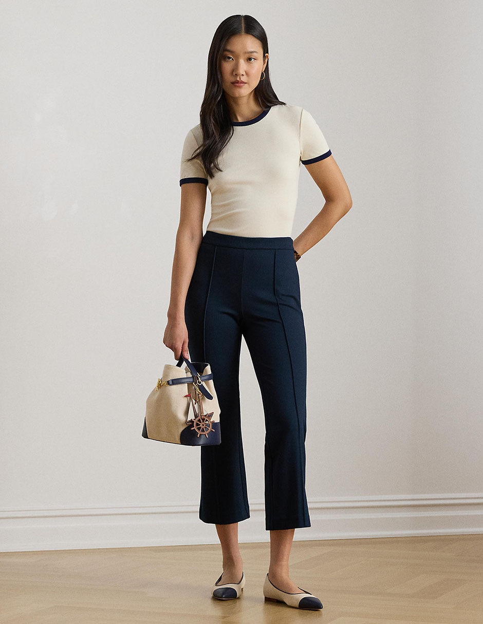 Pantalón capri Lauren Ralph Lauren straight para mujer