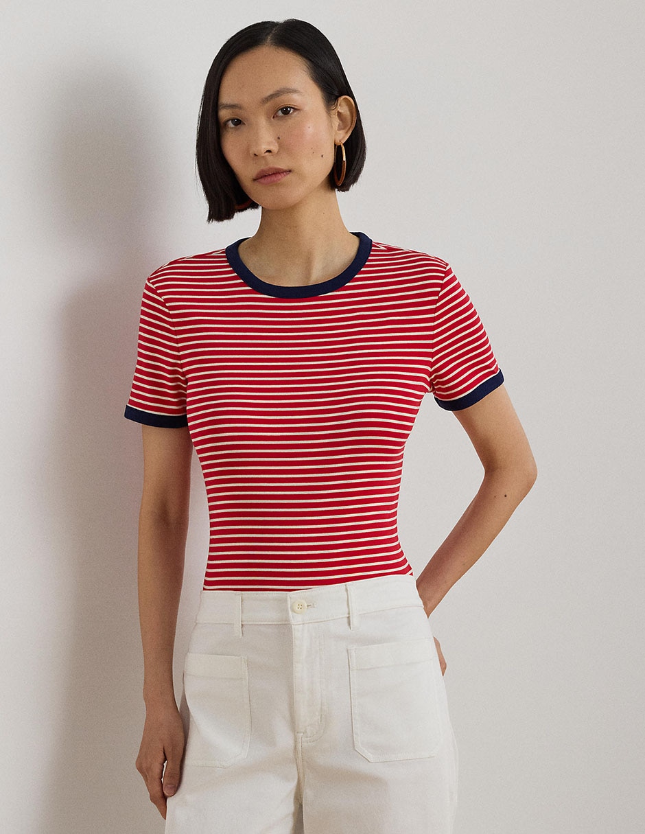 Blusa manga corta para mujer