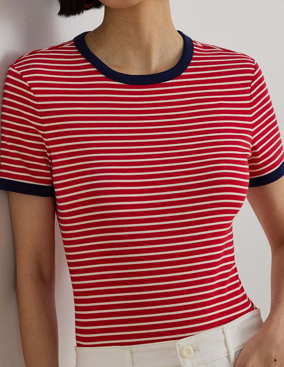 Blusa manga corta para mujer